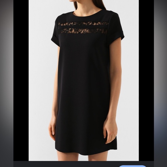 Escada Dresses & Skirts - Escada Sport Elegant Black Lace detail Dress